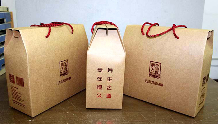 定制個(gè)性化禮盒包裝，助推五谷雜糧高大尚